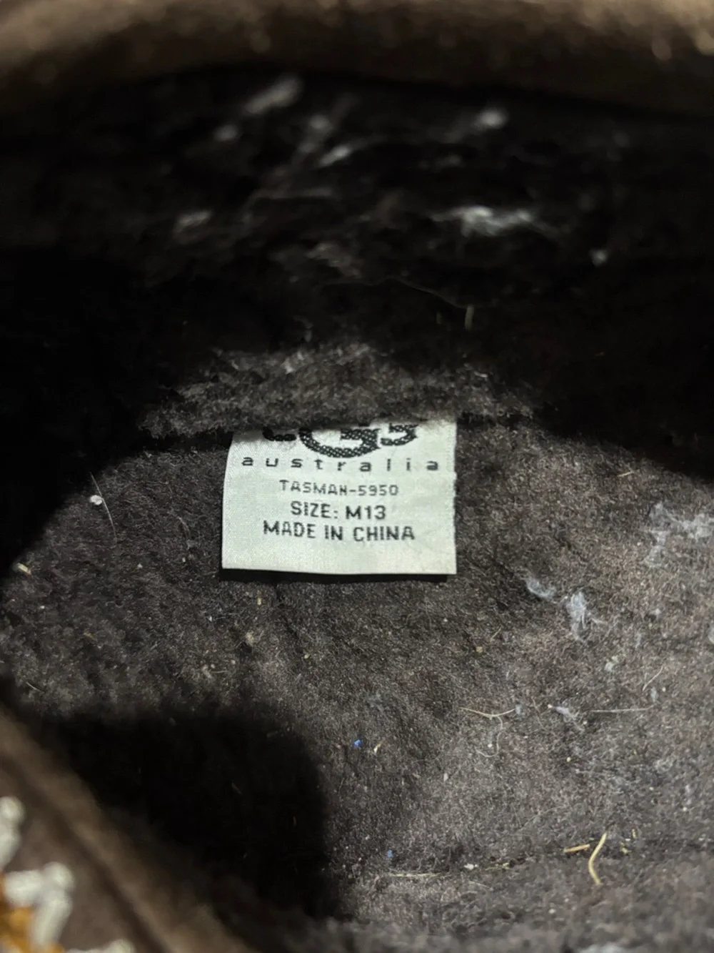 UGG Brown Suede Cozy Slip-On Slippers - Picture 2 of 6